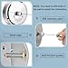 Retractable Clothesline 9.0 Feets, 304 Stainless Steel Clothes Line Dryer with Heavy Duty Adjustable Stainless Steel Rope String for Hanging Drying Bathroom, Laundry, Hotel, Indoor & Outdoor