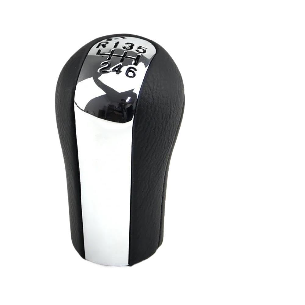 Sxqpocar Chrome 6 5/6 Speed Gear Shift Knob For Toyota Corolla For Verso For Rav4 For Yaris For Aygo Gearshift Shifter Lever Stick Shift Lever Head(Chrome 6)
