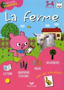 Paperback La ferme avec Léon le cochon 3-4 ans Petite Section Book