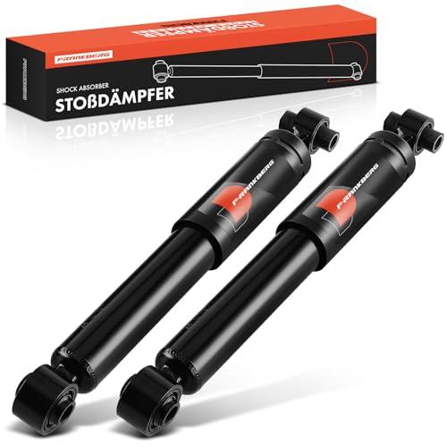 Frankberg 2x Amortisseur à gaz Arrière Gauche Droite 396mm Pression de gaz Compatible avec Berlingo monospace Partner Tepee Partner Camionnette/MPV Remplacer# 5206RN, 5206RP