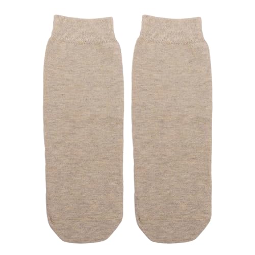 VOANZO 2 pares de calcetines de muñón engrosados y transpirables, de algodón elástico protésico para amputados. Juego ideal para calidez y confort diario.