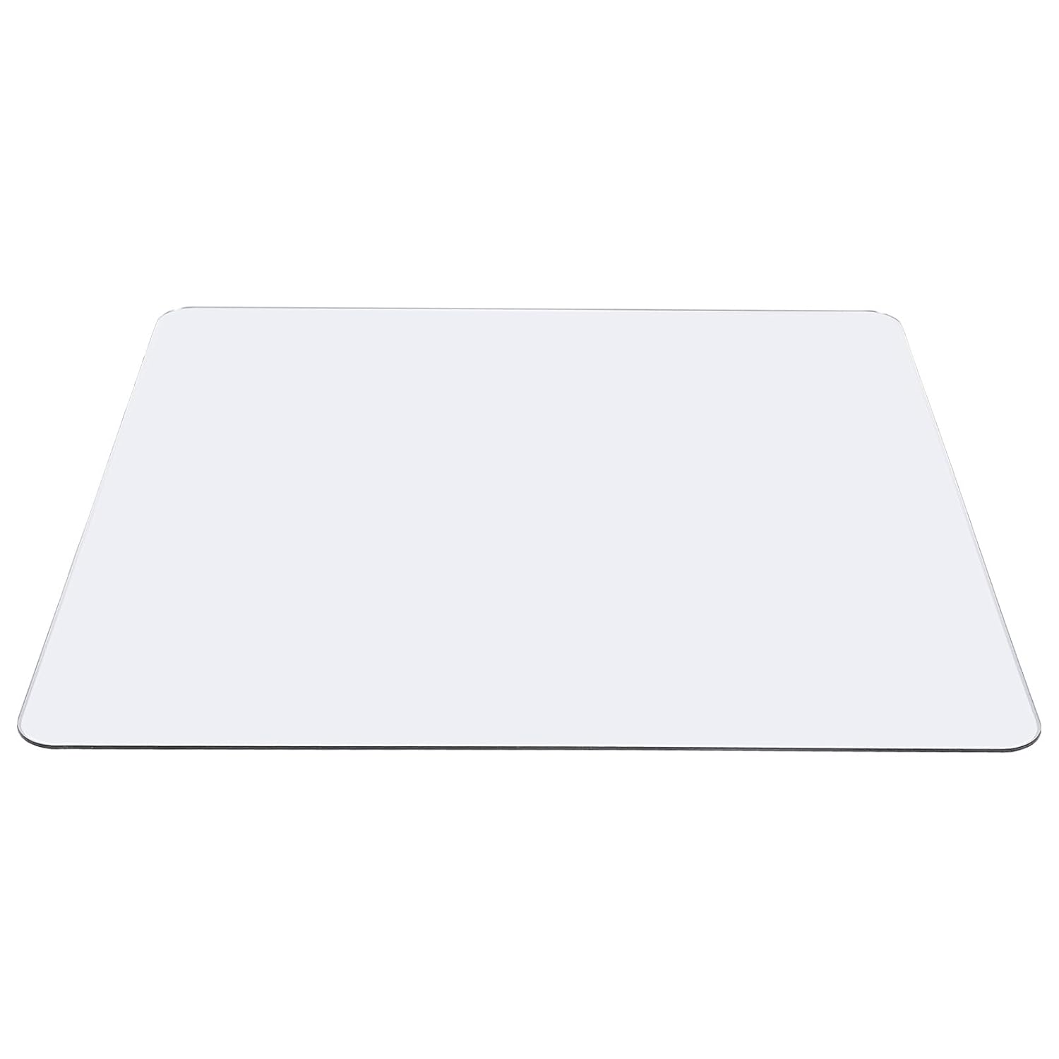 Self-Adhesive Acrylic Bathroom Mirror 30x30cm with Rounded Corners Unbreakable Wall-Mounted Vanity Mirror for Home and Bedroom Decor