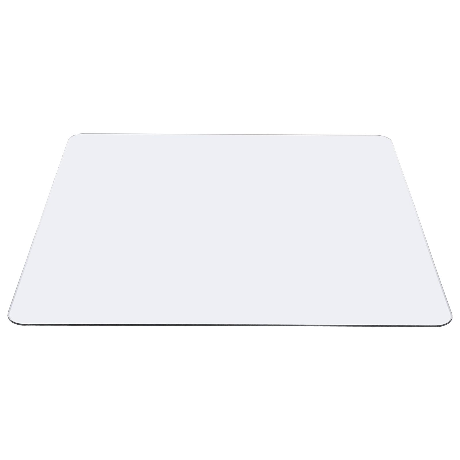 Self-Adhesive Acrylic Bathroom Mirror 30x30cm with Rounded Corners Unbreakable Wall-Mounted Vanity Mirror for Home and Bedroom Decor