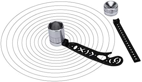 Exteren EDC Stationery The is All in One Multi-Function Drawing Tool Versatile Utensil (Black)