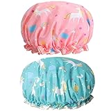 2 colores diferentes del unicornio en las gorras muy bonitos. Negro, rosa.
