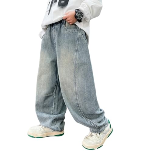 Jean baggy garçon stretch pour en finir avec les boutons