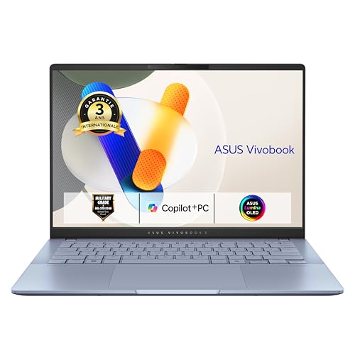 ASUS Vivobook S 14 AI-S5406-75W 14 Pouces WUXGA OLED 60Hz PC Portable (Processeur AMD Ryzen AI 9 365 5.0GHz, 32GB LPDDR5X, SSD 1TB, Radeon 880M Graphics) –...