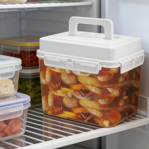 Barril de adobo sin derrames contenedor para evitar fugas 4