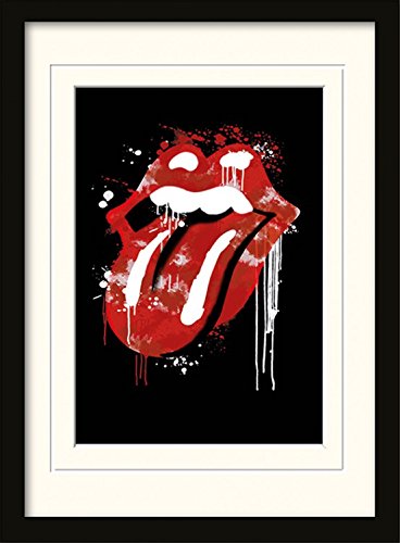 1art1 Rolling Stones Poster Graffiti Lips Quadro