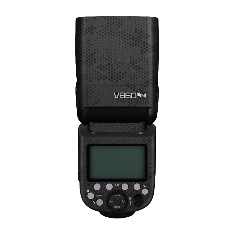Film de protection anti-rayures pour flash Godox V860 Noir Mamba Black
