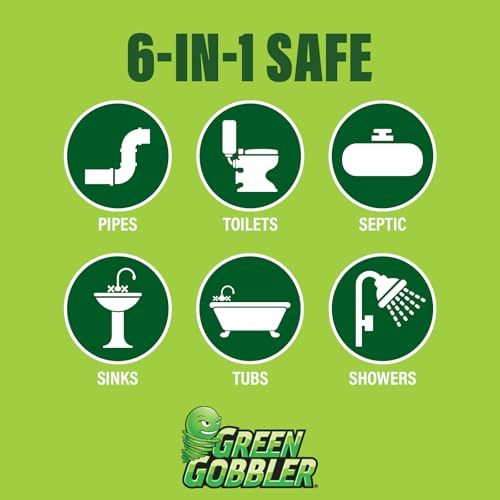image for Green Gobbler Drain Cleaner & Deodorizer FRESH SCENT Sticks for Toilet