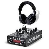  Pack Table de mixage Dj Sono USB Bluetooth IBIZA SOUND MIX500-BT + Casque audio