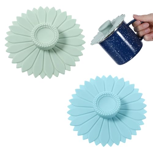 Ouligay Silicone Sunflower Cup Covers