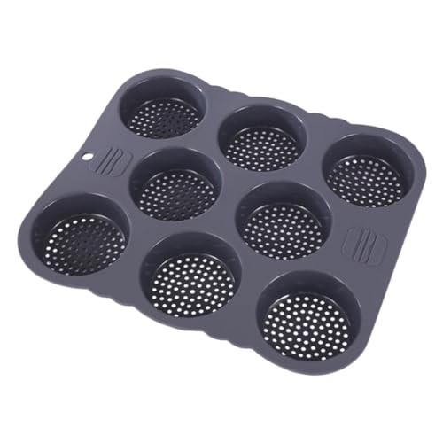 VINTORKY Silicone Burger Pan Cavity Multi Function Bread Tool for Easy Baking for Homemade Hamburger Bread and Whole Bread Non Stick Design for Effortless