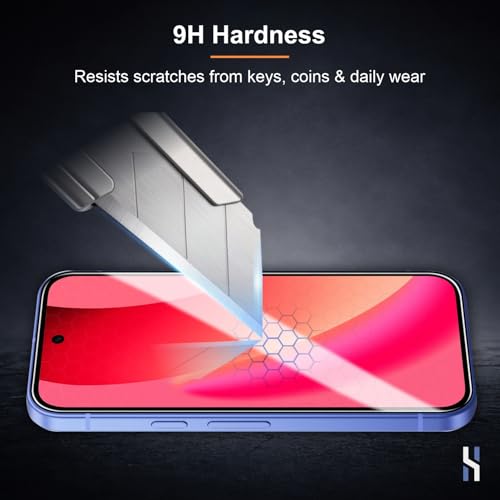 Image of Tempered Glass for Google Pixel 10A (6.3 Inch) Military Grade 9H Screen Guard, Anti-Scratch, Shatterproof, Edge-to-Edge Full Coverage