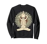 Photo Gallery meditazione scheletro buddha mandala halloween felpa Photo Gallery meditazione scheletro buddha mandala halloween felpa