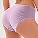 Women's Low-Rise Panties Seamless Breathable No-Show Underwear 2026 Fashion Fitness Briefs for Spring Workout(Purple,Medium)