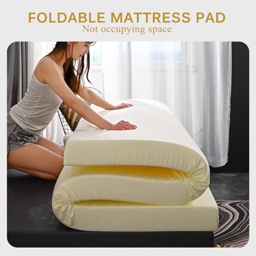 Surmatelas futon japonais pour lit d'invités confortable au sol - 6