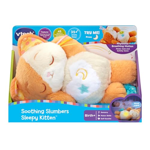 VTech Chaton endormi apaisant pour bébé peluche musicale - 7