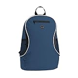 ONE SHOP di Bracalente Piero Mochila de nailon 600D con bolsillos laterales transpirables, orificio pasacables y correas acolchadas, turquesa, Medium