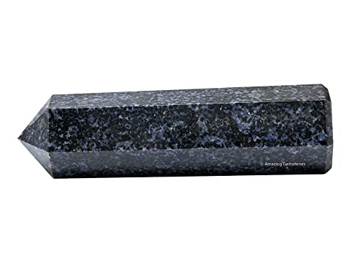 Image of Amazing Gemstone Large Indigo Gabbro Crystal Towers ~ Natural Healing Crystal Point Obelisk for Reiki Healing and Crystal Grid (5.5 to 6 INCH)