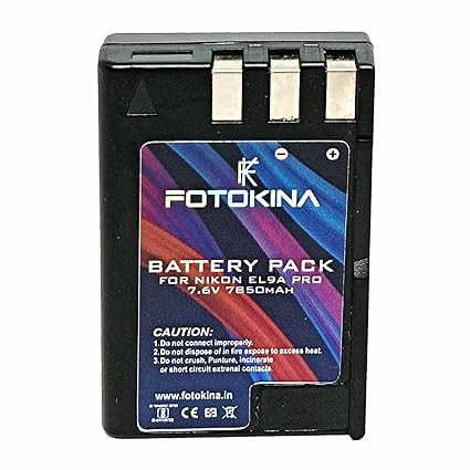 High-Capacity EL9A Camera Battery | 7.6V 7850mAh Li-ion | Niikon DSLR D40 D40x D60 D3000 D5000 (7850 MAH) Battery-picture-13