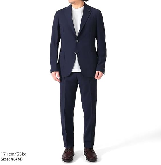 美品 ラルディーニ スーツ セットアップ easy wear ネイビー 52 LARDINI】 ラルディーニ セットアップスーツ サイズ52