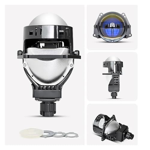 Lentille Hyperboloïde Bi Projecteur LED 3 Pouces pour Rénover les Phares Ternes