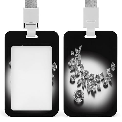 Diamond Jewelry Jewels ���O�W���A���[�o�b�W�z���_�[ ID�o�b�W�J�[�h�z���_�[ �E�H���b�g�P�[�X ���ȃX�g���b�v�o�b�W�v���e�N�^�[ �c�^�v���X�`�b�N�J�[�h�P�[�X�v���e�N�^�[�|�[�` �N���A�E�B���h�EID�z���_�[�t��