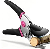 VOTREK® Bypass-Gartenschere 21,5 cm – mit SK5-Klinge & versiegelter Feder als Profi-Rosenschere, Baumschere, Pflanzenschere wie Astschere für müheloses Schneiden von Rosen, Ästen, Gehölzen【Geschenk】