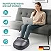 Aspria Cloudwalk Fußmassagegerät mit Wärmefunktion, Shiatsu Tiefkneten & 360° Luftkompression, Fußmassage Geschenke für Plantarfasziitis & Neuropathie, für Büro & Zuhause, Bis Schuhgröße 45