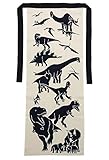 Edoten] Fundoshi made in Japan 100% Cotton loincloth comfortable underwear Dinosaur（BlackBt）