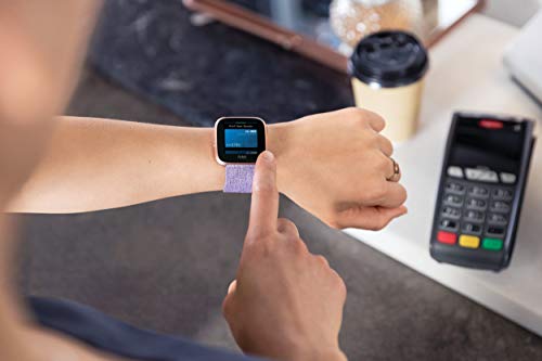 Fitbit Versa Special Edition Smartwatch With Woven Band - Lavender / Rose Gold (Renewed) #TOP5