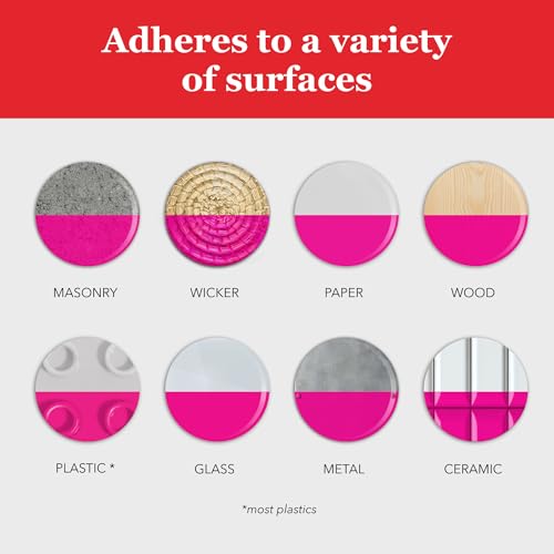 Image of Krylon K05528007 COLORmaxx Spray Paint and Primer for Indoor /Outdoor Use, Gloss Mambo Pink, 12 Ounce (Pack of 1)