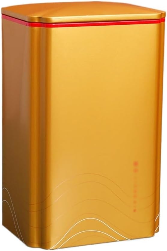 SONGCHAO Sugar Jar Chinese Tea Cans, Sealed, Tinplate, Household Storage Tea Canister(B)
