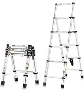 Amazon.co.jp: RIKADE 伸縮脚立 踏み台 軽量伸縮自在 折りたたみ