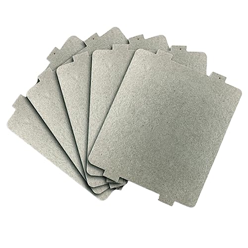 CUHZA 5 Pcs Plaque Mica Micro Ondes Universelle Pour Accessoires pour Micro-Ondes, Plaque à Micro-ondes Remplacement de Feuille de Plaque de mica de Four à Micro-Ondes...