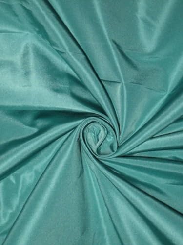Tissu taffetas 100% pure soie bleu marine de 137 cm au metre pour haute couture