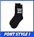 Produktbild Print City Personalisierbarer Text Herren Socken Hochzeit Valentines Weihnachten Geburtstag