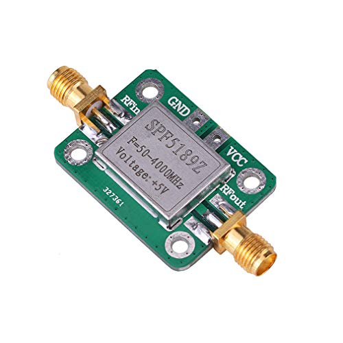 Hailege 50-4000MHz HF Amplificateur à faible bruit SPF5189 0.6dB Amplificateur à large bande Récepteur de signal pour radio amateur FM HF VHF/UHF