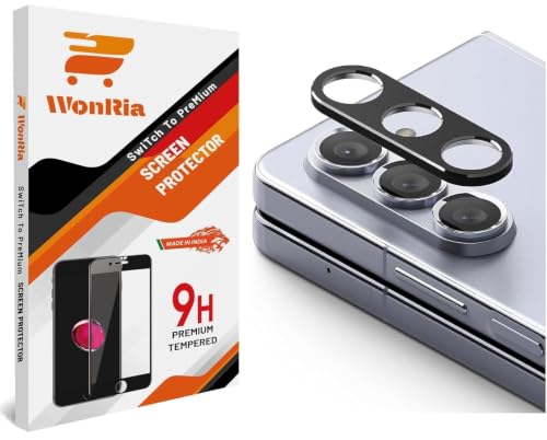 Image of WonRia Back Camera Glass Protector for Samsung Galaxy Z Fold 6 5G Camera Lens Protector Guard [3D Premium] - Black