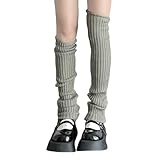 [MilaCorinna] レッグウォーマー レディース 足首ウォーマー 厚手 靴下 女性 レッグカバー Y2K 制服 ソックス ルーズソックス 伸縮性 暖かい 防寒 冷え対策 美脚 可愛い JK カレッジスタイル 人気 原宿風 出かけ 秋冬