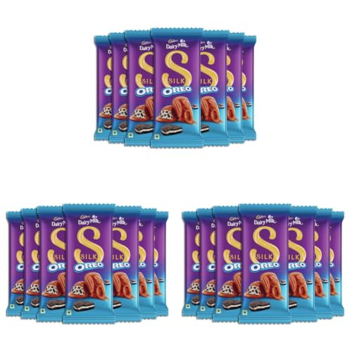 Image of Cadbury Dairy Milk Silk Oreo Bars Chocolate Bars, 58.5 g (pack of 21)