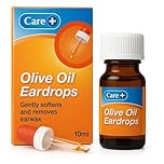 Care Extra Virgin Olive Oil Ear Drops for Ear Wax Removal, Gently Softens & Removes Earwax, Easy Dropper Application, 10ml
