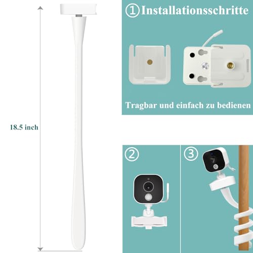 EYSAFT Babyphone Halterung Kompatibel für GHB ABM700,OBVHNUA 900ES1 – Ansicht 3