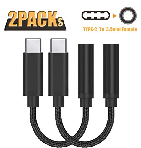 USB C to 3.5mm, Pixel 4 Headphone Adapter Type C to 3.5mm Headphone