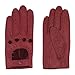 Produktbild Harssidanzar Damen Lederhandschuhe Ungefüttert Upgrade, Burgund,Size M