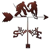 Veleta de Acero Inoxidable para Exteriores, indicador de dirección de la Velocidad del Viento para Decoraciones de glorieta de jardín de Patio