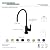 Kingston Brass KS8191CTL Continental Single?Handle Cold?Water Filtration Faucet, Polished Chrome, 5?7/8?in. Reach