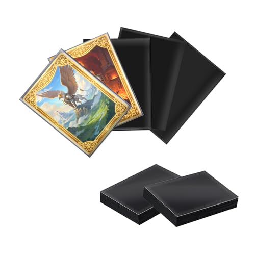 Mcbazel 100 Stück Sammelkarten Hüllen Karten Folien Soft Penny Card Sleeves für Pokemon, Magic, Yugioh, MTG